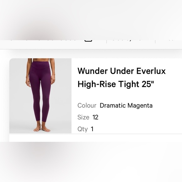 lululemon athletica Pants - Wunder under ever lux legging